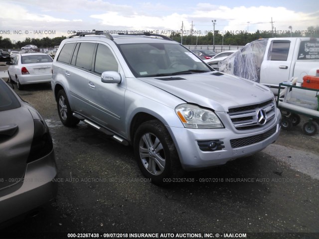 4JGBF71EX7A172739 - 2007 MERCEDES-BENZ GL 450 4MATIC SILVER photo 1