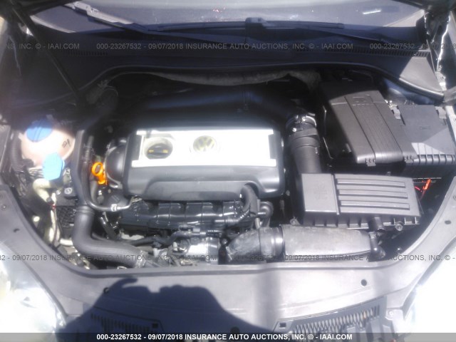 3VWDA71K38M157907 - 2008 VOLKSWAGEN GLI ნაცრისფერი ფოტო 10