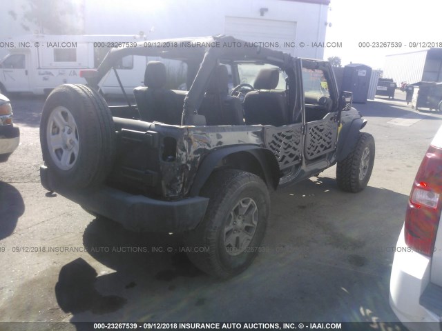1C4BJWDGXGL265405 - 2016 JEEP WRANGLER UNLIMITE SPORT Mavi foto 4