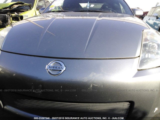 JN1AZ36A94T012229 - 2004 NISSAN 350Z ROADSTER SILVER photo 6