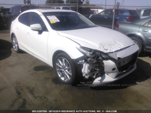 3MZBN1W39HM145951 - 2017 MAZDA 3 GRAND TOURING WHITE photo 1