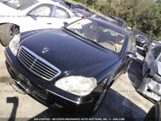 WDBNG70JXYA106978 - 2000 MERCEDES-BENZ S 430 BLACK photo 2