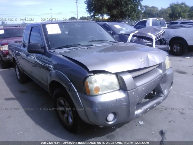 1N6DD26T14C469814 - 2004 NISSAN FRONTIER KING CAB XE GRAY photo 1