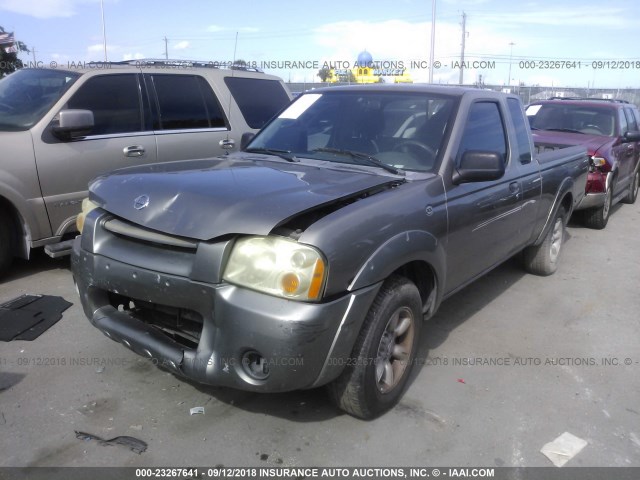 1N6DD26T14C469814 - 2004 NISSAN FRONTIER KING CAB XE GRAY photo 2