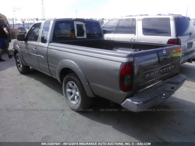 1N6DD26T14C469814 - 2004 NISSAN FRONTIER KING CAB XE GRAY photo 3