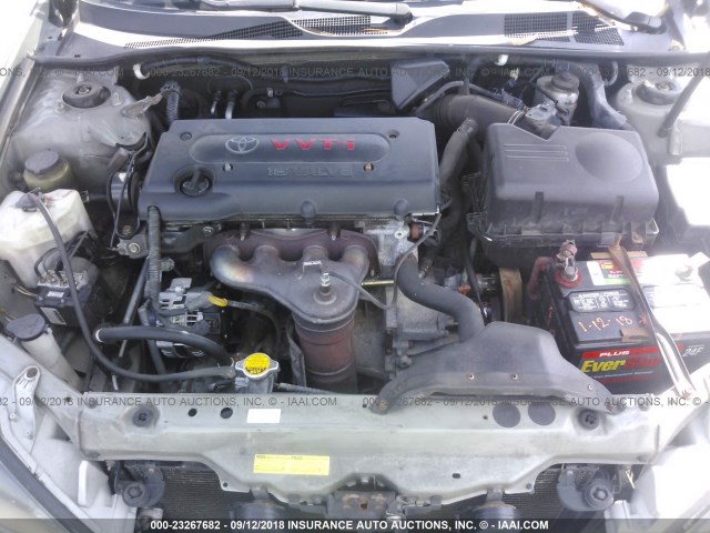 4T1BE32K05U411212 - 2005 TOYOTA CAMRY LE/XLE/SE 银色 照片 10