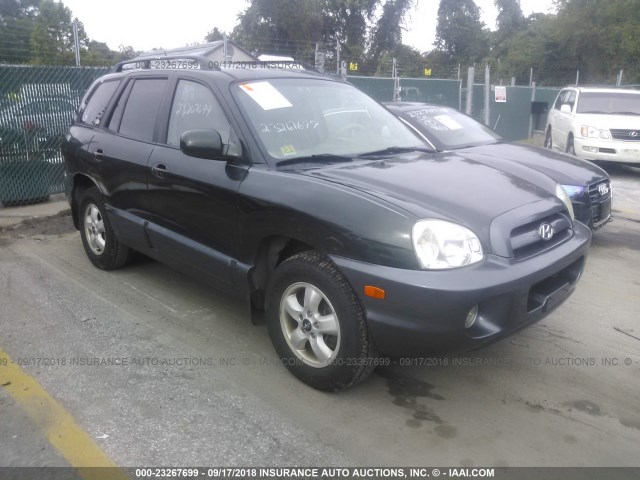 KM8SC13E26U111840 - 2006 HYUNDAI SANTA FE GLS/LIMITED GREEN photo 1