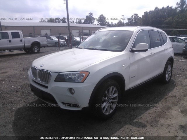 5UXWX5C50BL702782 - 2011 BMW X3 XDRIVE28I WHITE photo 6