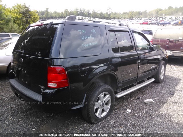 1FMZU63W05UB54640 - 2005 FORD EXPLORER 黑色 照片 4