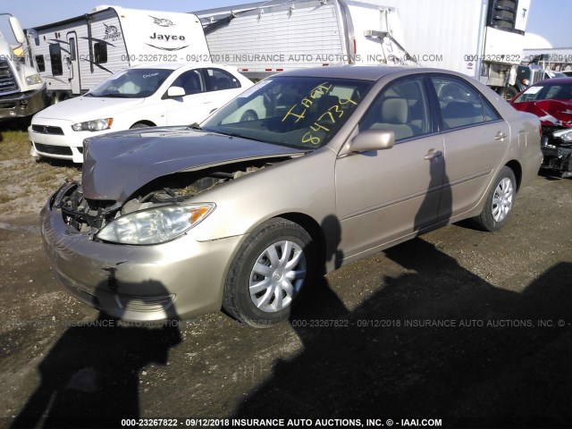 4T1BE32K15U984734 - 2005 TOYOTA CAMRY LE/XLE/SE TAN photo 2