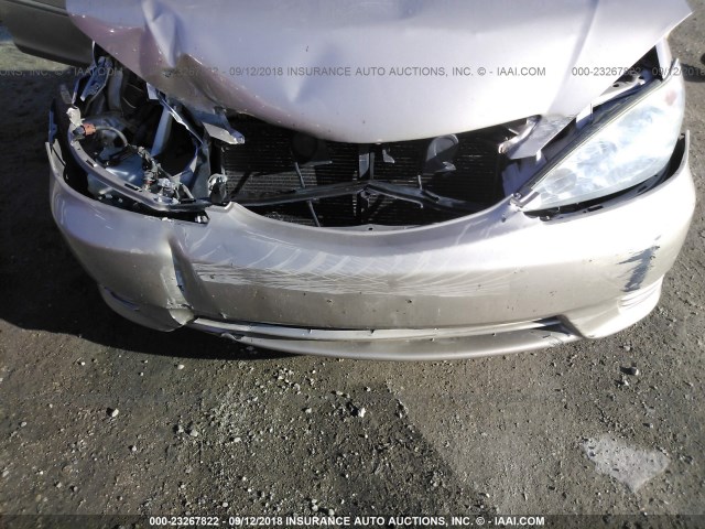 4T1BE32K15U984734 - 2005 TOYOTA CAMRY LE/XLE/SE TAN photo 6