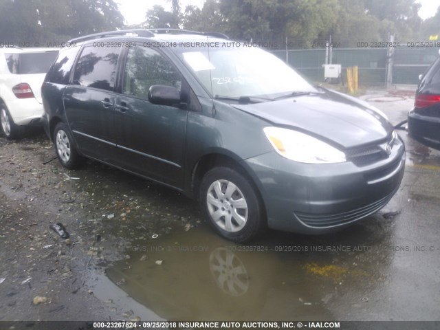 5TDZA23C94S181334 - 2004 TOYOTA SIENNA CE/LE GRAY photo 1