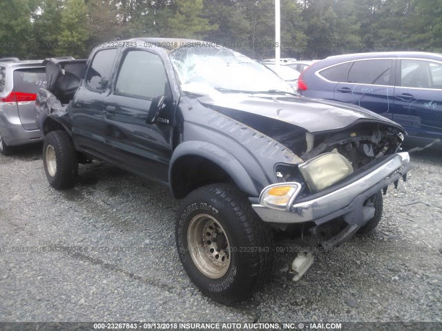 5TEHN72N84Z462608 - 2004 TOYOTA TACOMA DOUBLE CAB BLACK photo 1