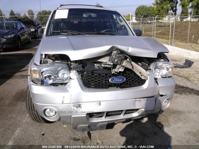 1FMCU94187KB96840 - 2007 FORD ESCAPE LIMITED SILVER photo 6