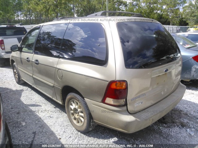 2FMZA5143XBA12652 - 1999 FORD WINDSTAR LX GOLD photo 3