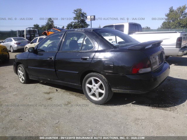 3N1BB51D11L128532 - 2001 NISSAN SENTRA SE BLACK photo 3