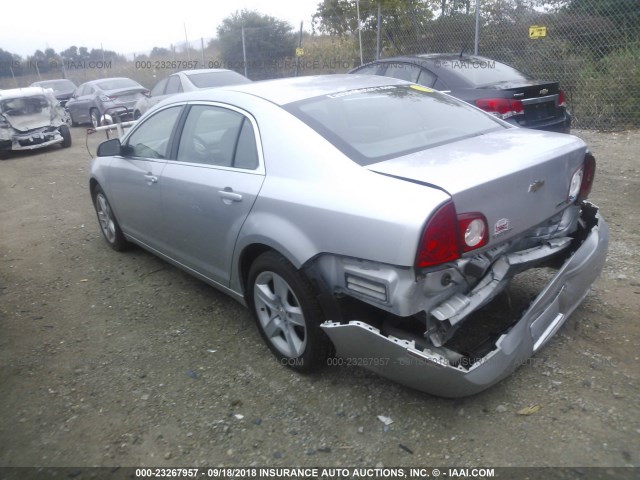 1G1ZA5E02AF291621 - 2010 CHEVROLET MALIBU LS 银色 照片 3