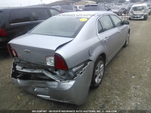1G1ZA5E02AF291621 - 2010 CHEVROLET MALIBU LS 银色 照片 4