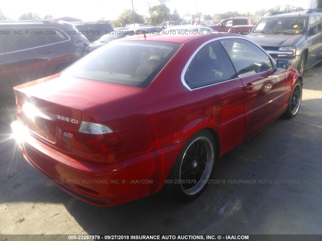 WBABM5342YJP02719 - 2000 BMW 328 CI RED photo 4