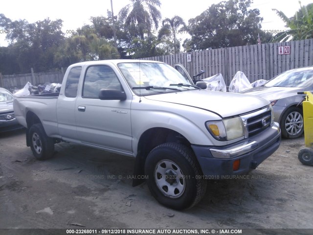 4TASM92N2YZ678665 - 2000 TOYOTA TACOMA XTRACAB PRERUNNER ვერცხლისფერი ფოტო 1