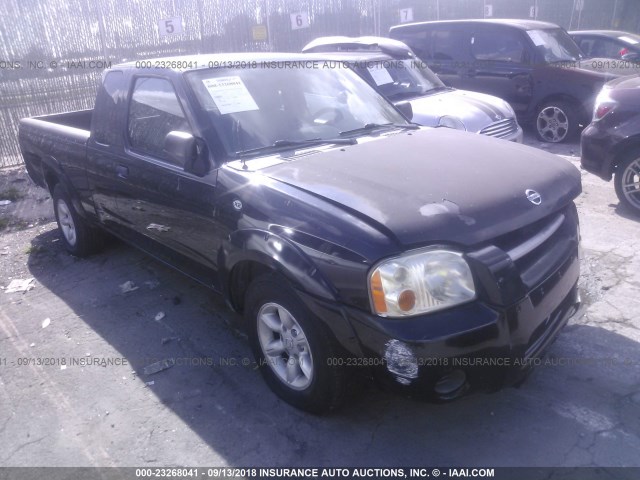 1N6DD26T34C443277 - 2004 NISSAN FRONTIER KING CAB XE BLACK photo 1