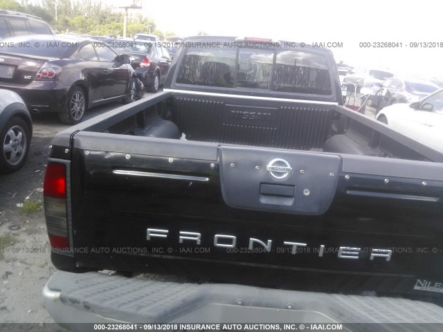 1N6DD26T34C443277 - 2004 NISSAN FRONTIER KING CAB XE BLACK photo 8
