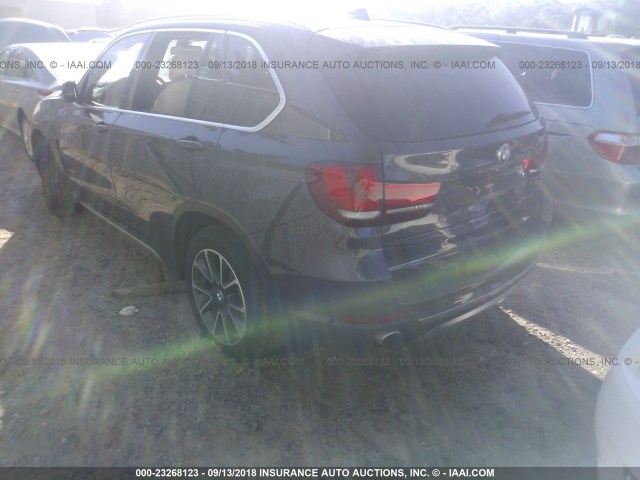 5UXKR0C34H0V75720 - 2017 BMW X5 XDRIVE35I GRAY photo 3