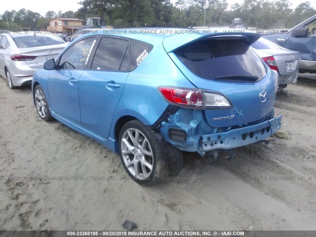 JM1BL1K4XB1374389 - 2011 MAZDA SPEED 3 BLUE photo 3
