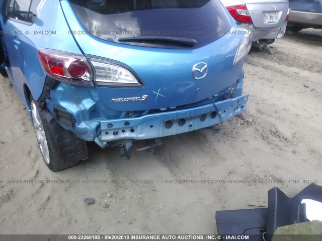 JM1BL1K4XB1374389 - 2011 MAZDA SPEED 3 BLUE photo 6