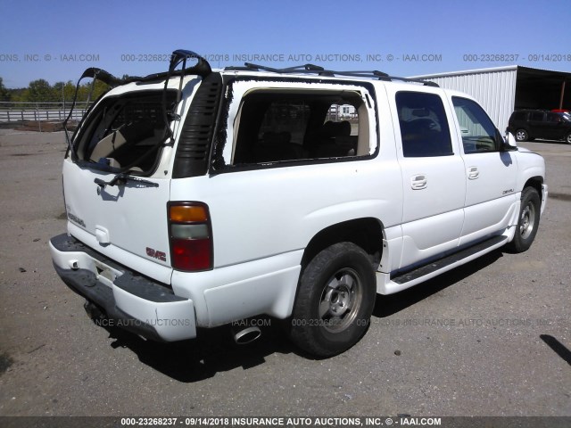 1GKFK66U81J261989 - 2001 GMC DENALI XL K1500 WHITE photo 4