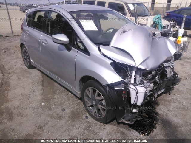 3N1CE2CP5GL394260 - 2016 NISSAN VERSA NOTE S/S PLUS/SV/SL/SR SILVER photo 1