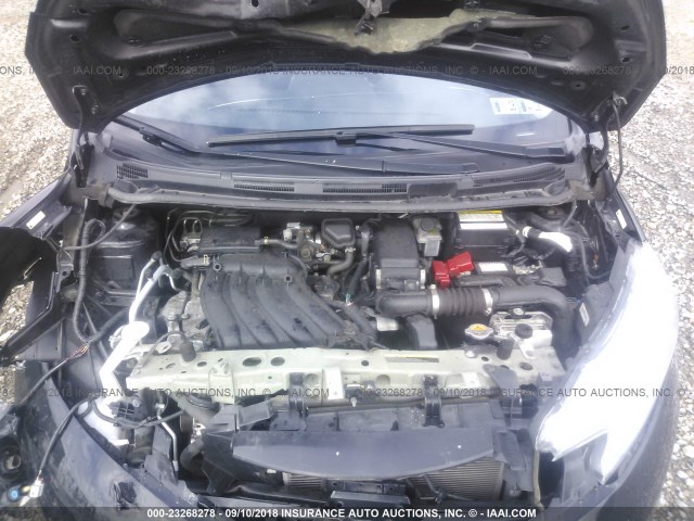 3N1CE2CPXGL360220 - 2016 NISSAN VERSA NOTE S/S PLUS/SV/SL/SR BLACK photo 10