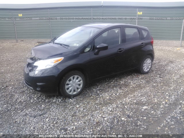 3N1CE2CPXGL360220 - 2016 NISSAN VERSA NOTE S/S PLUS/SV/SL/SR BLACK photo 2