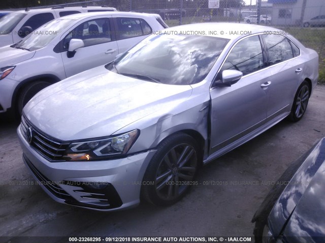 1VWDT7A33HC026190 - 2017 VOLKSWAGEN PASSAT R-LINE Gümüş foto 2