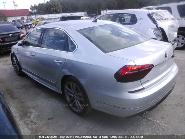 1VWDT7A33HC026190 - 2017 VOLKSWAGEN PASSAT R-LINE Gümüş foto 3