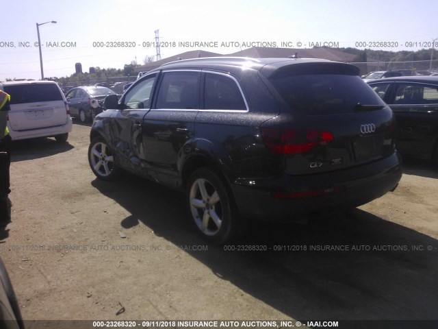 WA1AY74L79D000927 - 2009 AUDI Q7 3.6 QUATTRO BLACK photo 3