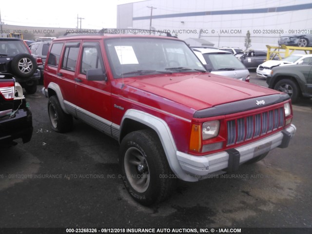 1J4FJ78SXTL101873 - 1996 JEEP CHEROKEE COUNTRY RED photo 1