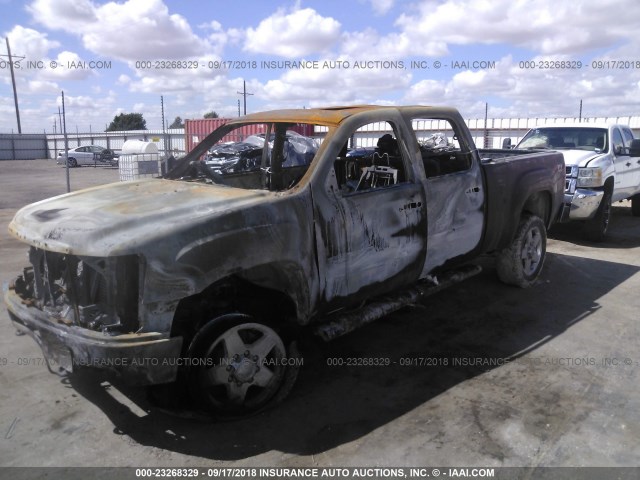 1GT125E87EF127701 - 2014 GMC SIERRA K2500 DENALI MAROON photo 2