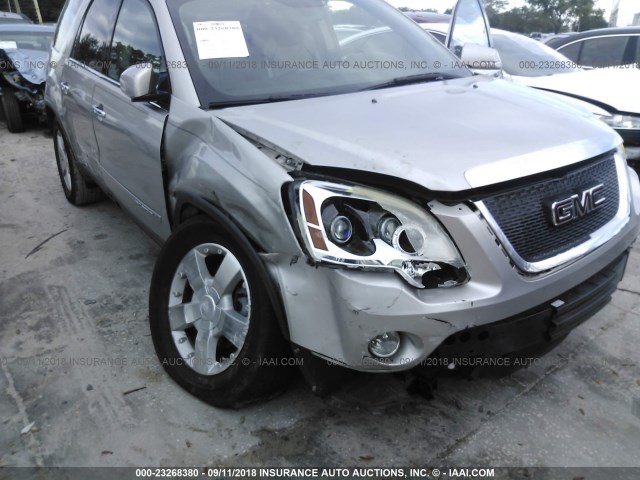 1GKER23717J133844 - 2007 GMC ACADIA SLT-1 GRAY photo 6