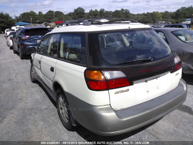 4S3BH675237645475 - 2003 SUBARU LEGACY OUTBACK AWP 白色 照片 3