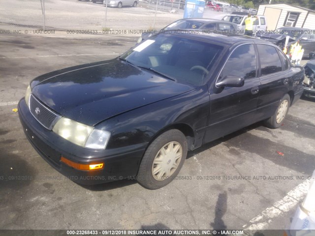 4T1BF12B1VU156801 - 1997 TOYOTA AVALON XL/XLS BLACK photo 2