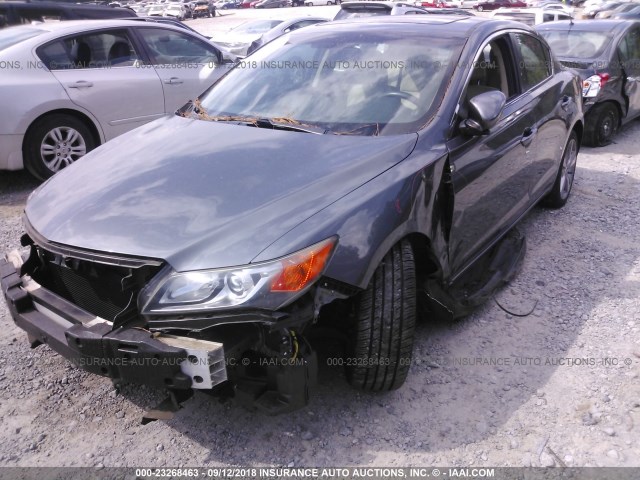 19VDE1F55DE004398 - 2013 ACURA ILX 20 PREMIUM GRAY photo 2