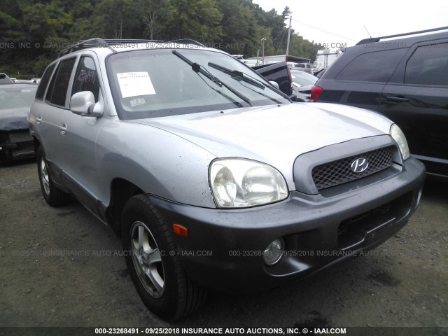 KM8SC73D74U760850 - 2004 HYUNDAI SANTA FE GLS/LX SILVER photo 1