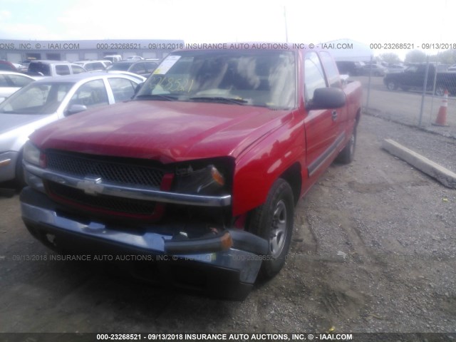 2GCEC19V041324111 - 2004 CHEVROLET SILVERADO C1500 RED photo 2