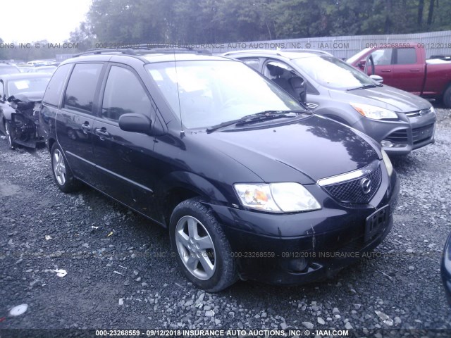 JM3LW28J530335691 - 2003 MAZDA MPV WAGON BLACK photo 1