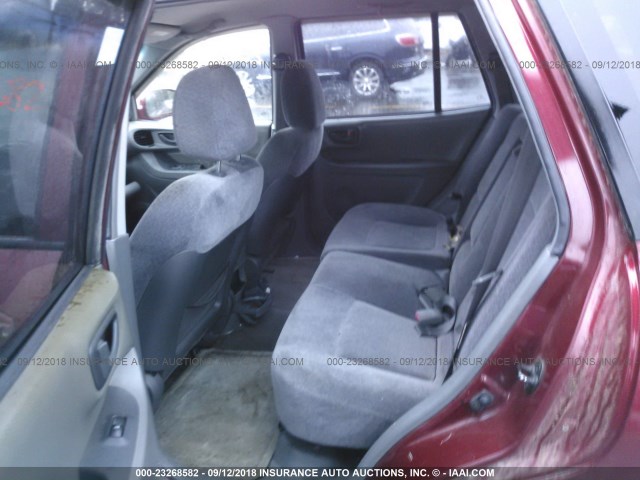 KM8SC83D41U117826 - 2001 HYUNDAI SANTA FE GLS/LX MAROON photo 8