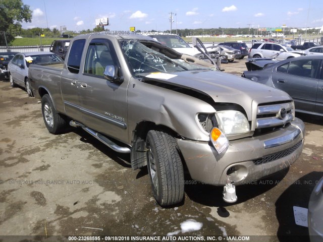 5TBRT34153S438638 - 2003 TOYOTA TUNDRA ACCESS CAB SR5 TAN photo 1