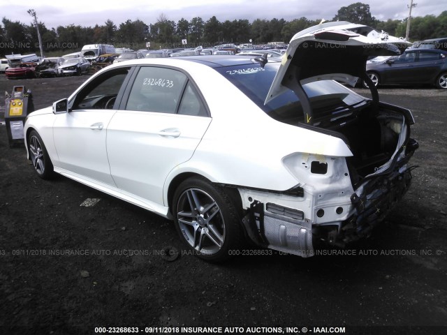 WDDHF8JB5GB272886 - 2016 MERCEDES-BENZ E 350 4MATIC WHITE photo 3