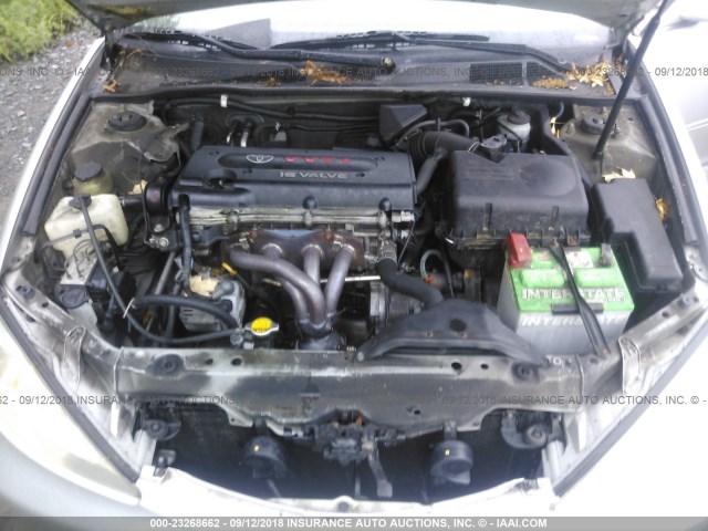 4T1BE30KX3U647270 - 2003 TOYOTA CAMRY LE/XLE/SE 银色 照片 10