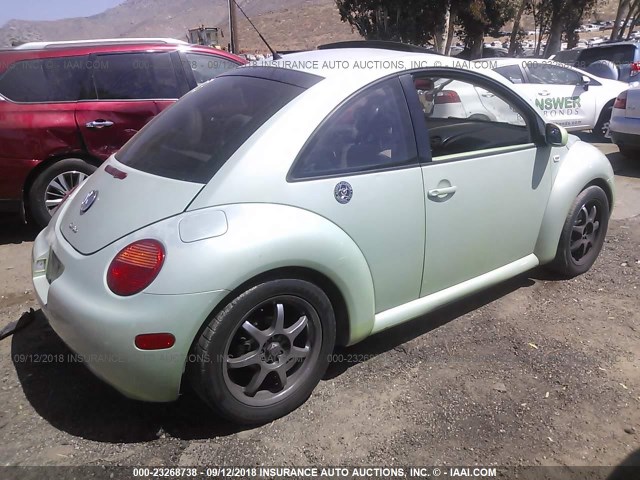 3VWDD21C32M402893 - 2002 VOLKSWAGEN NEW BEETLE GLX 绿色 照片 4
